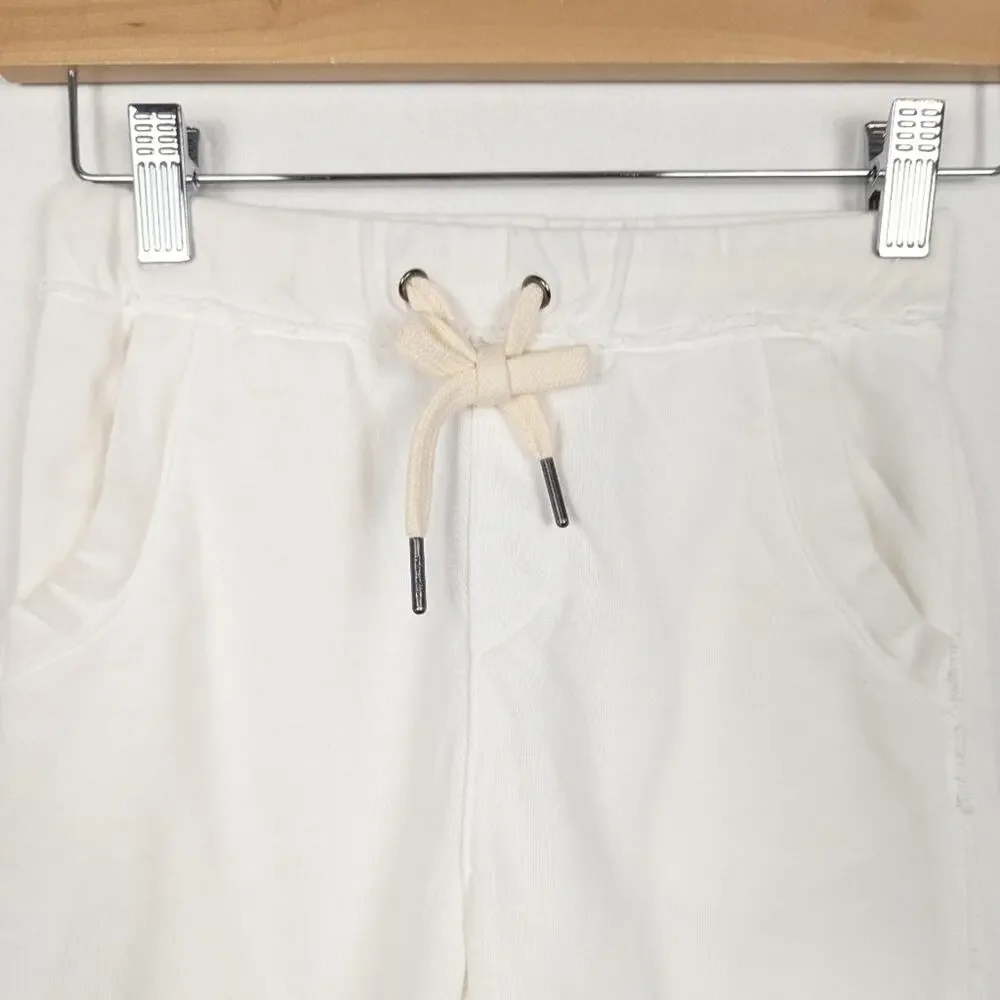 NWT Miki Miette Cream Kid’s Rusty French Terry Shorts Size 6Y